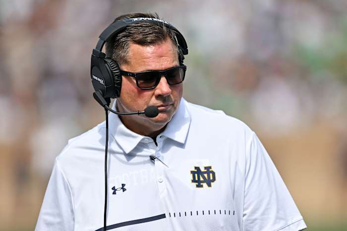 Notre Dame defensive coordinator Al Golden